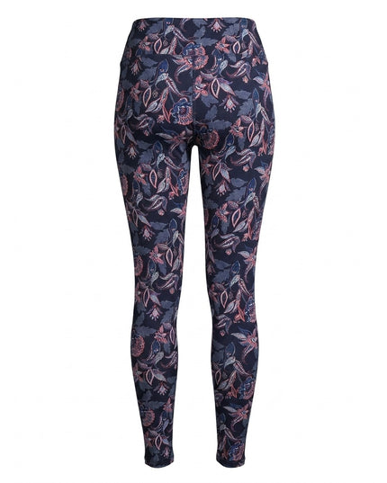 Dollakë Blu e Errët me Print Paisley për Femra - Pamje nga Prapa
