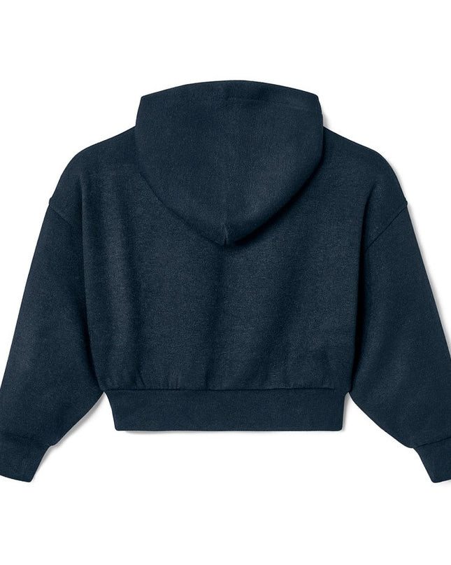 Hoodie i thurur i zi për Fëmijë - Ghost Back