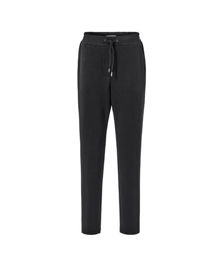 Pantallona jogger të zeza Unisex - Ghost Front