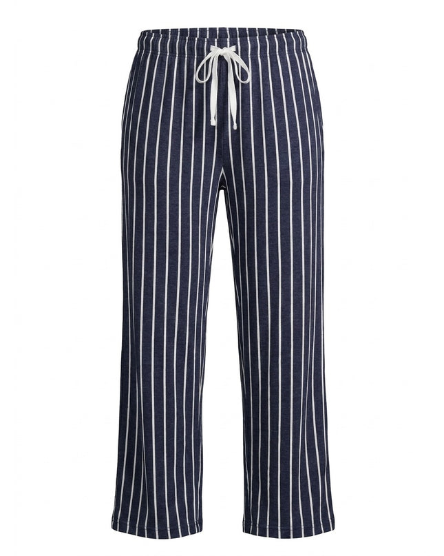 Pantallona Pizhame Blu me Vija të Bardha Unisex - Ghost Front