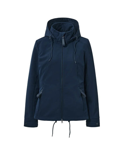 Jakne Softshell e kaltër e mbyllët për Femra - Ghost Front