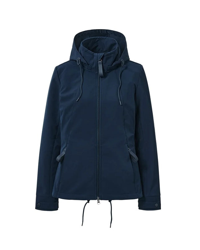Jakne Softshell e kaltër e mbyllët për Femra - Ghost Front