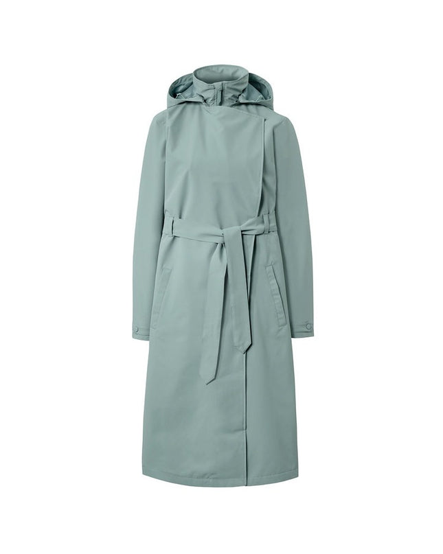 Trenchcoat shiu gri-gjelbër për Femra - Ghost Front
