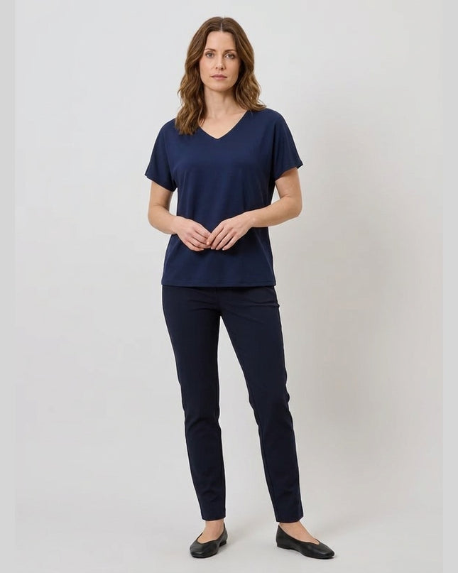 Maicë me strukturë e kaltër e mbyllur për Femra - Model Front