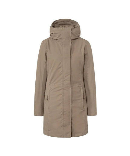 Pallto termo taupe për Femra - Ghost Front