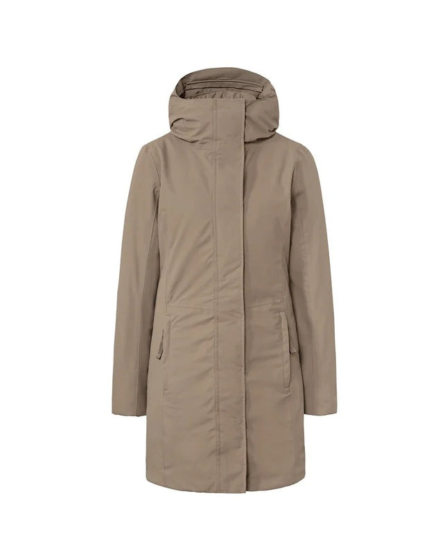 Pallto termo taupe për Femra - Ghost Front