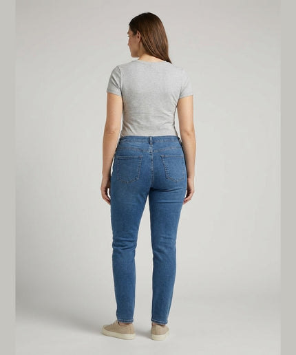 Xhinse Slim Fit të kaltra për Femra - Model Back