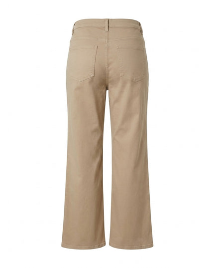 Pantallona Bootcut bezhë për Femra - Ghost Back
