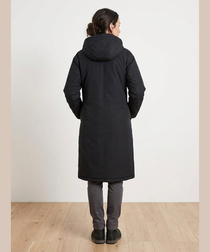 Pallto termo e zezë për Femra - Model Back