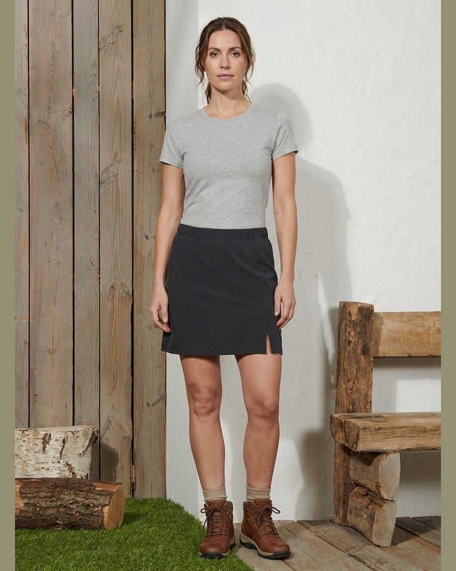 Skort antracit për Femra - Model Front