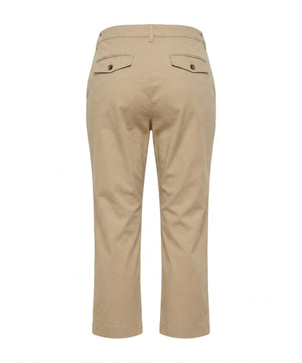 Pantallona 7/8 khaki për Femra