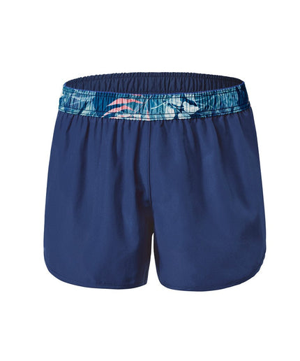 Shorts kthyese për larje dhe vrapim të kaltra për Femra - Detail 1