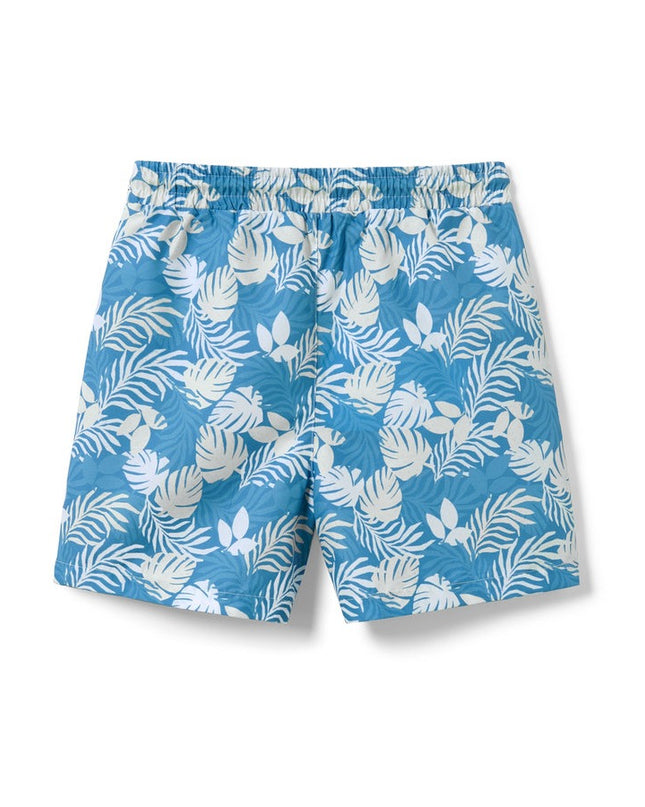 Boardshorts të kaltra me print për Fëmijë - Ghost Back