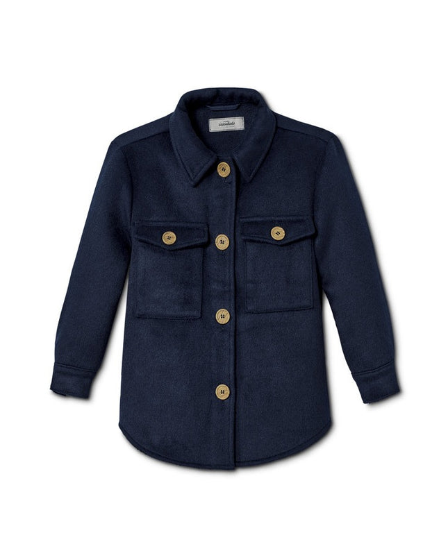 Overshirt blu e errët për Fëmijë - Ghost Front
